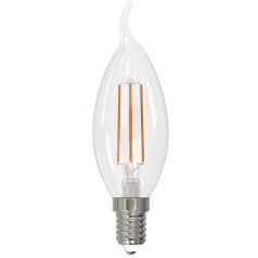 Лампочка светодиодная филаментная LED-CW35-SLF LED-CW35-5W/4000K/E14/CL/SLF