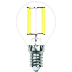 Лампочка светодиодная филаментная LED-G45-SLF LED-G45-4W/4000K/E14/CL/SLF