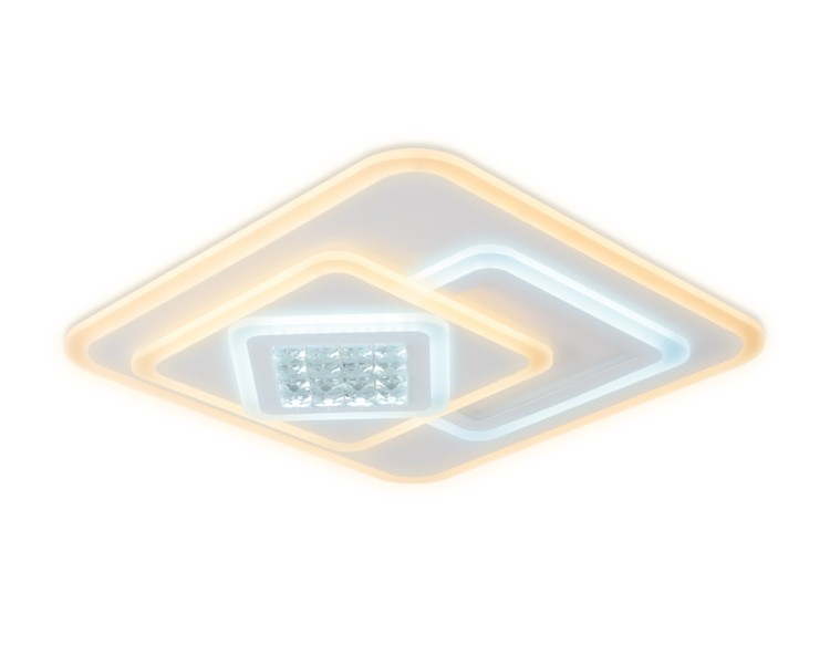 Потолочный светодиодный светильник с хрусталем FA255 Ambrella Light ACRYLICA