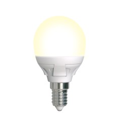 Лампочка светодиодная  LED-G45 7W/3000K/E14/FR/DIM PLP01WH картон